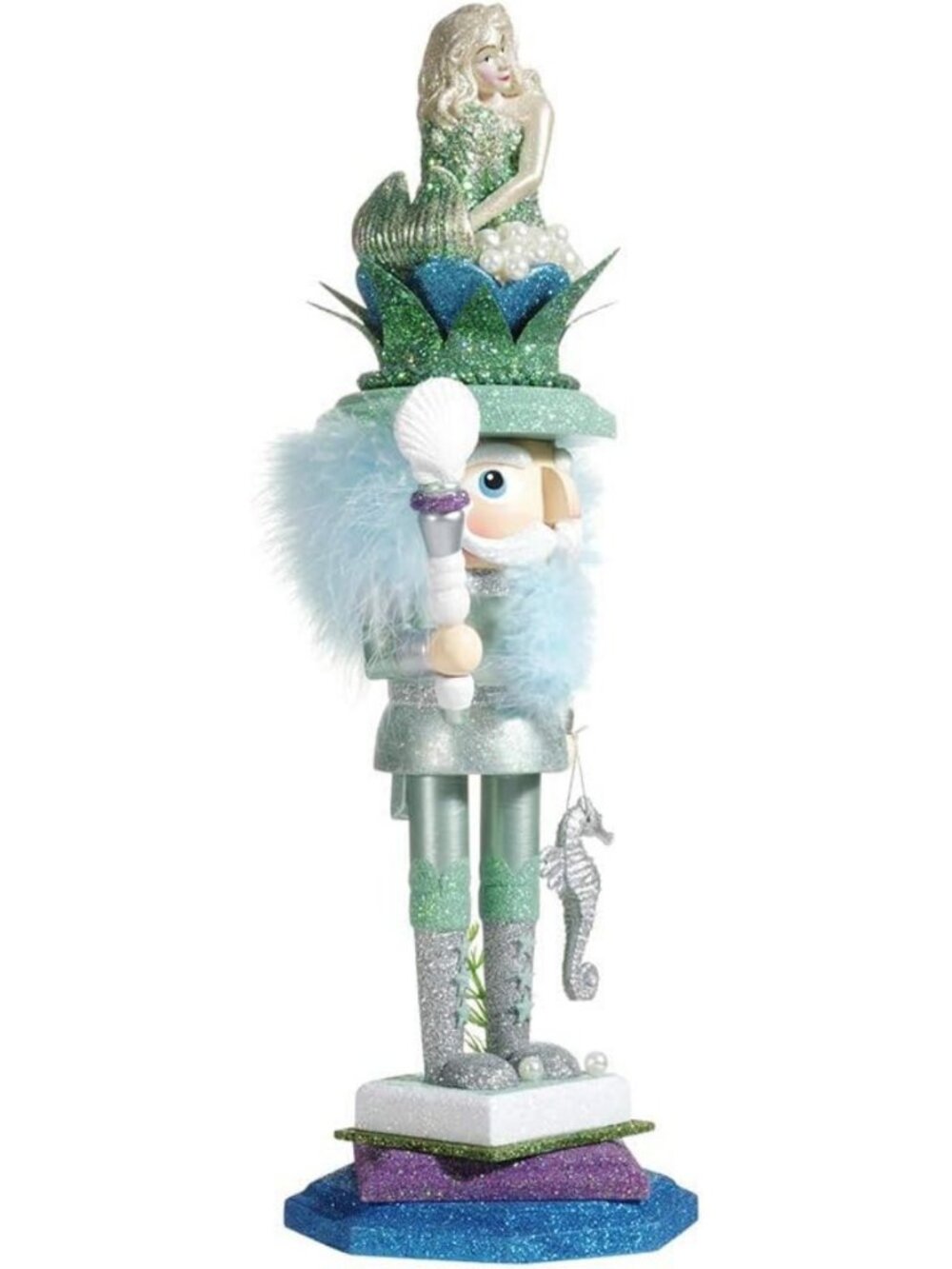 Colorful 17.5" Nutcracker Figurine - Festive Holiday Decor for Home & Gifts